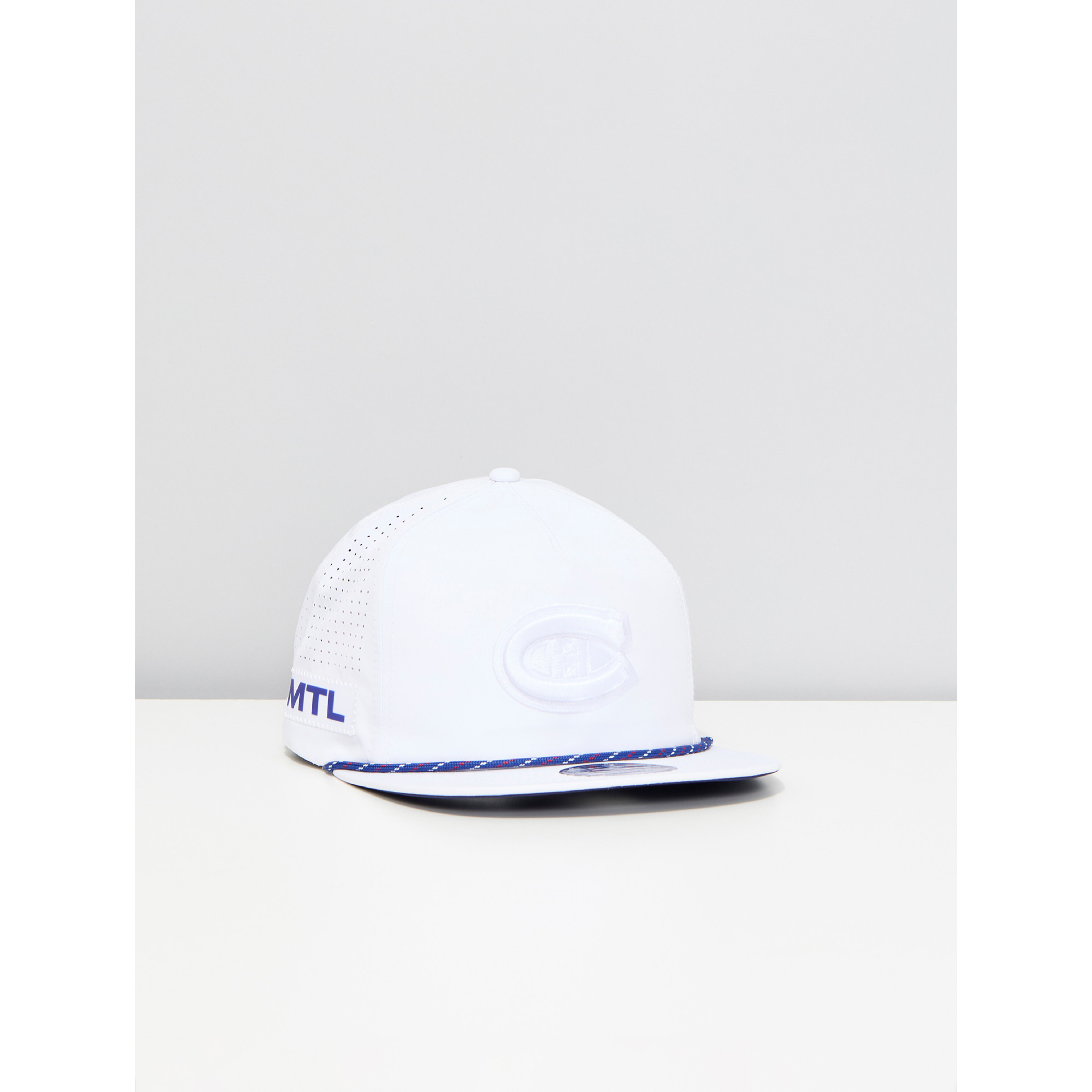 Montreal Canadiens All White The Golfer Rope Adjustable Cap