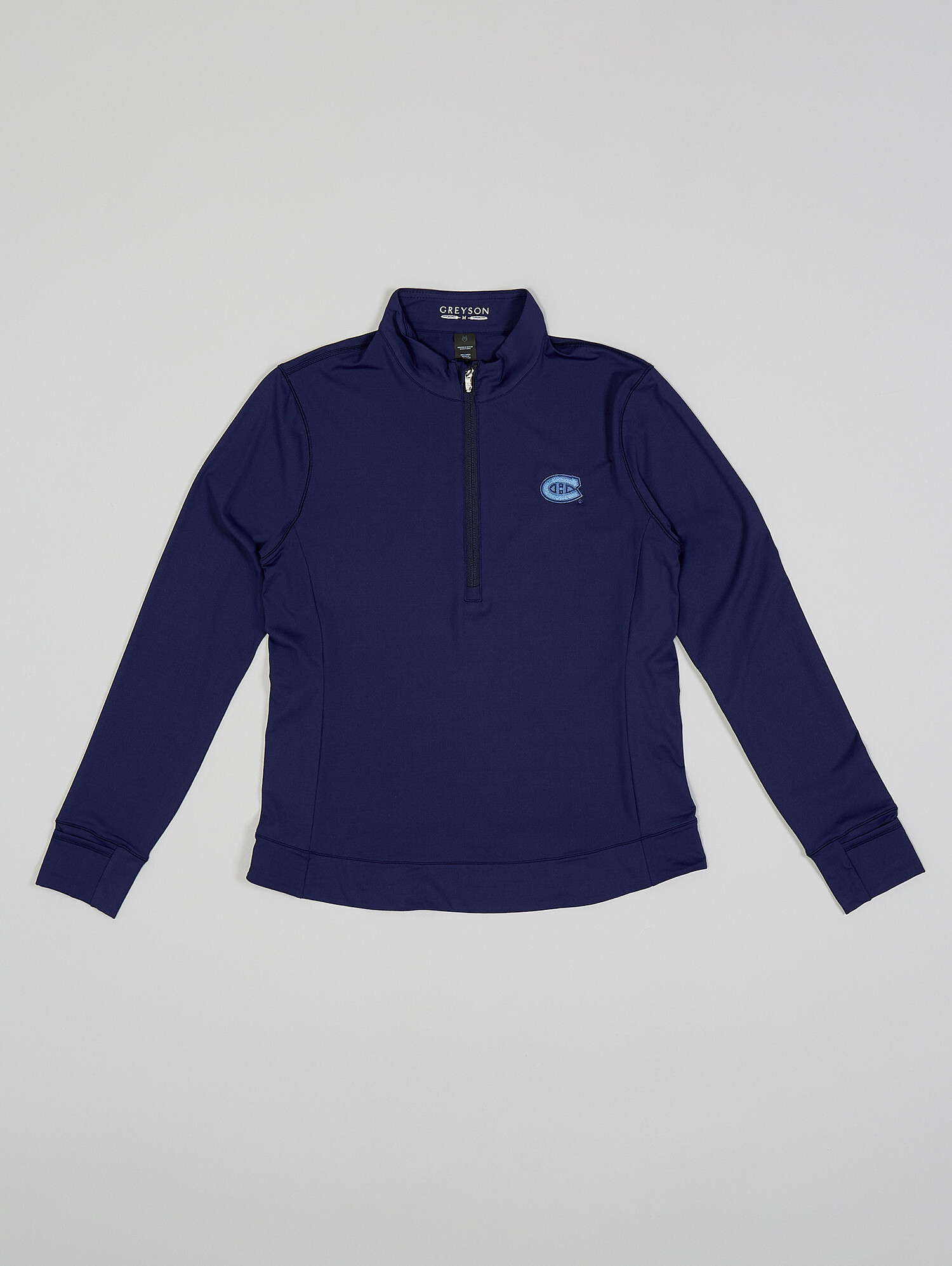 Haut à manches longues et zip Dri-FIT Zenvy pour femme. LU