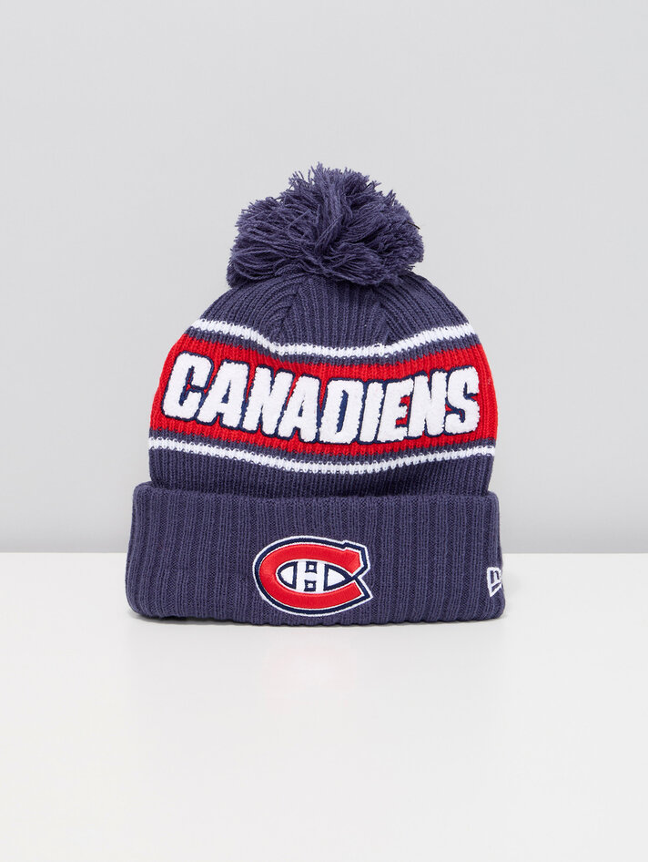 Montreal Canadiens Pink Waffle Embroidered Beanie - Tricolore Sports