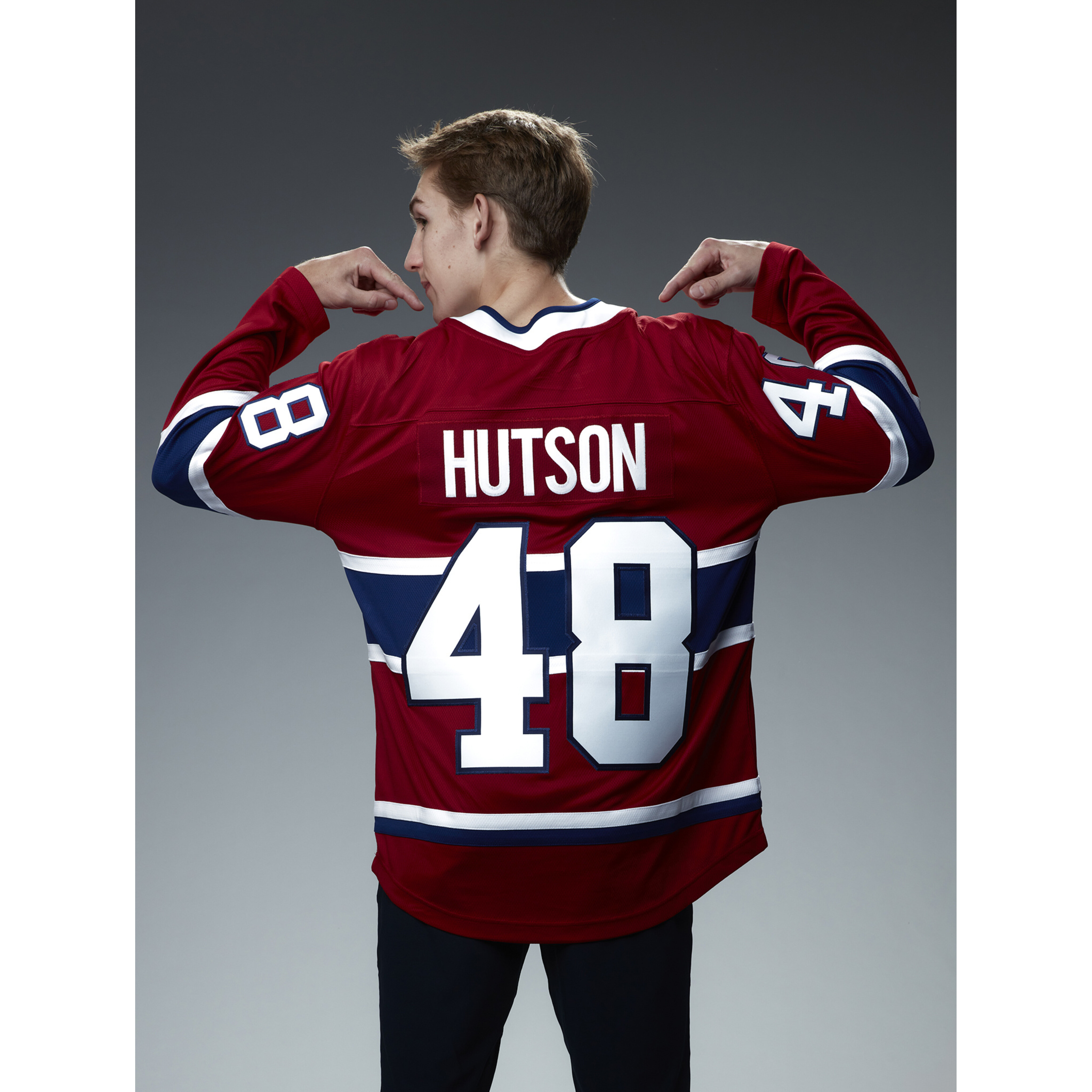 Montreal Canadiens #48 Lane Hutson Breakaway Home Jersey