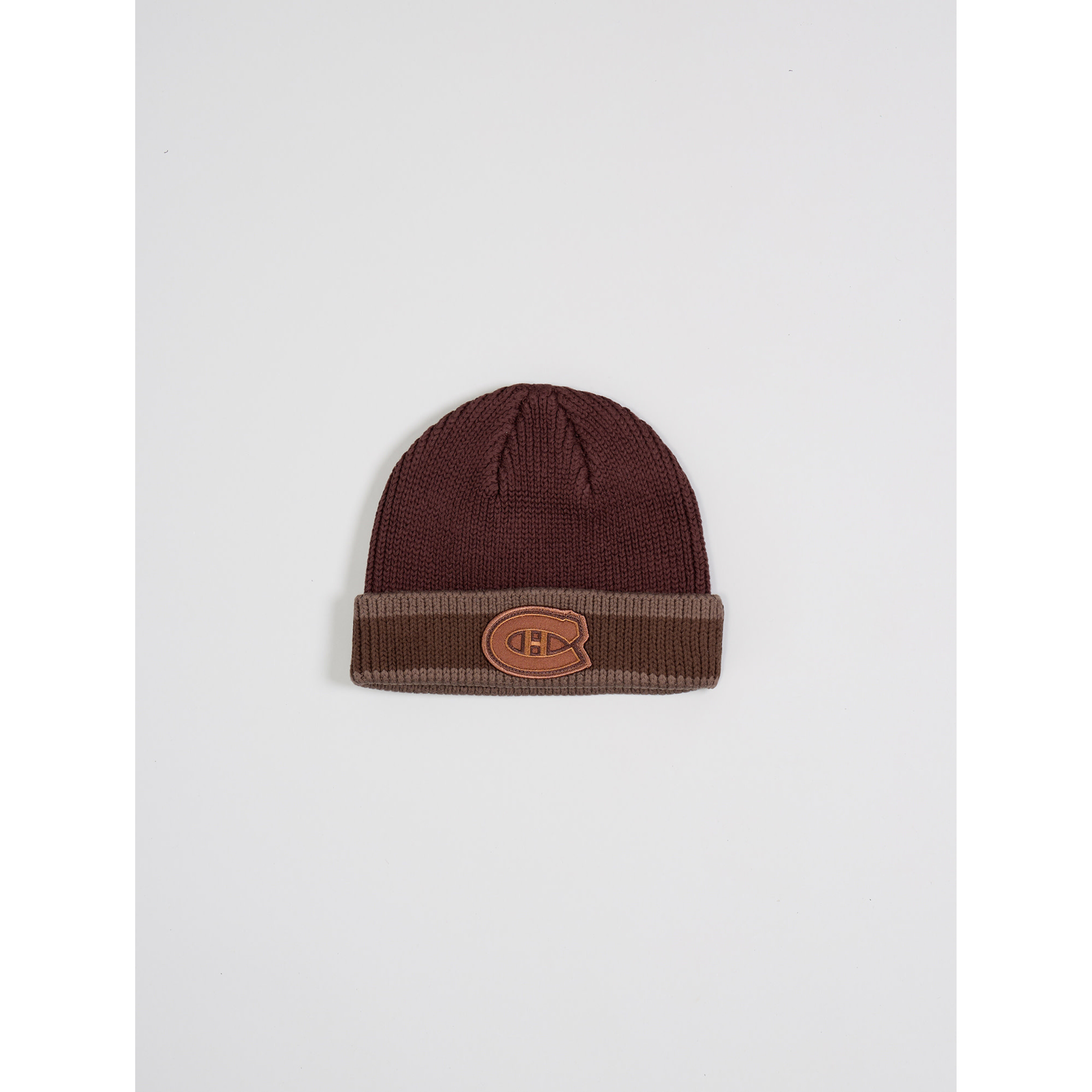 Canadiens Ribbed Beanie – Brown - Tricolore Sports