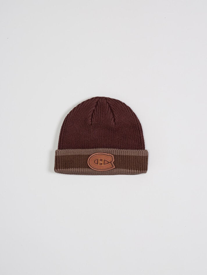 Canadiens Ribbed Beanie – Grey - Tricolore Sports