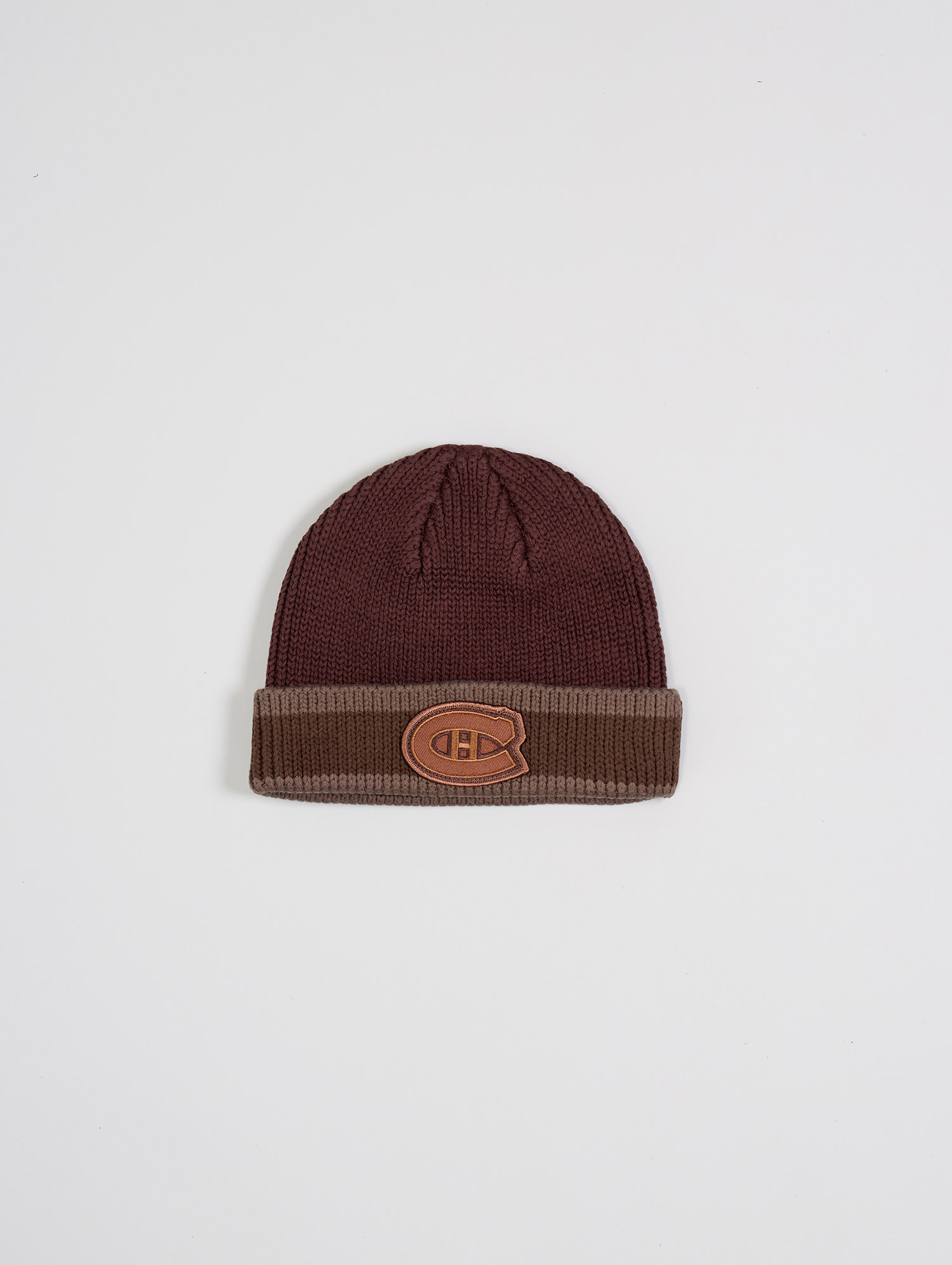 Canadiens Ribbed Beanie – Brown - Tricolore Sports