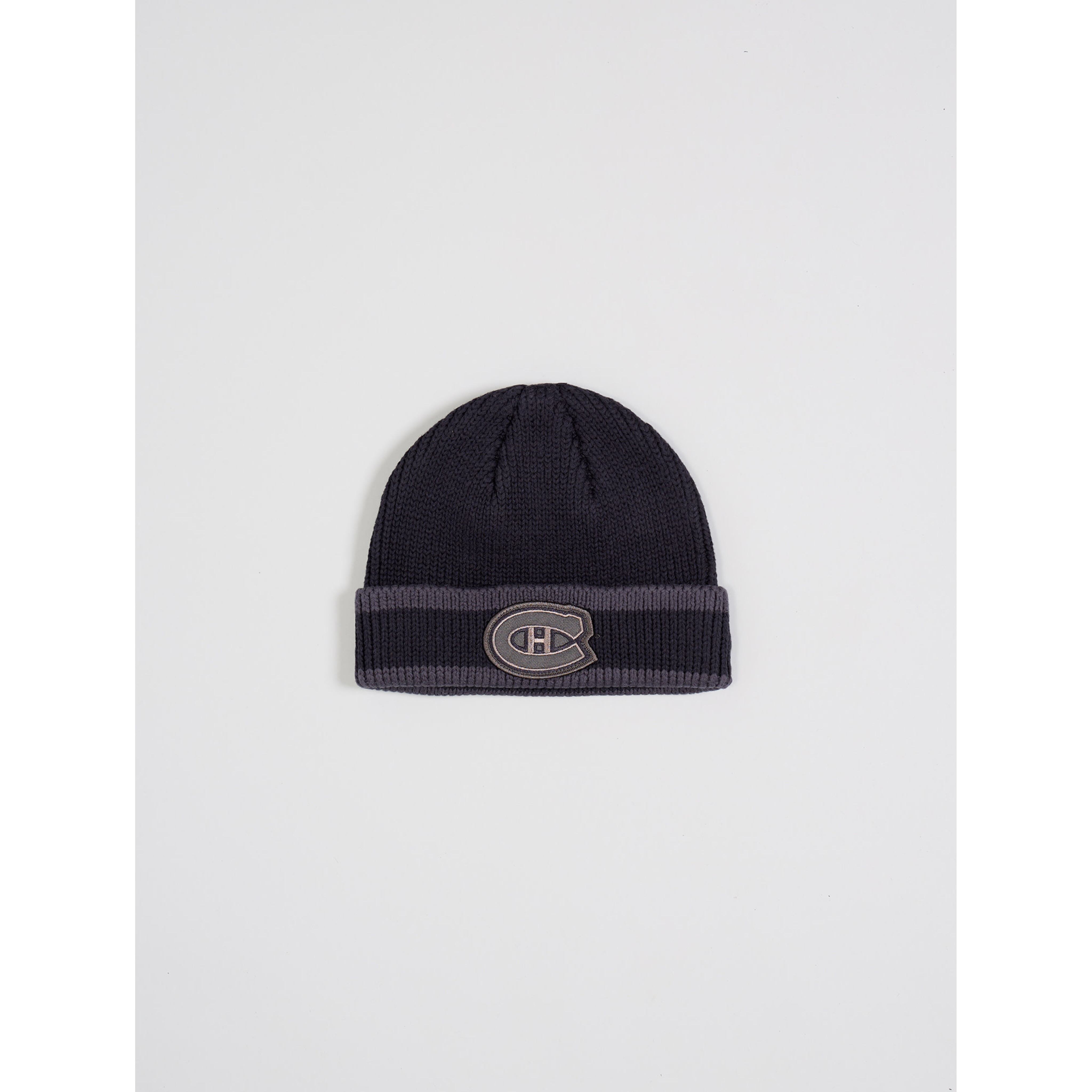 じ*の様 【希少】Dime Montreal leaf logo beanie Canadiens Ribbed Beanie – Grey - Tricolore Sports