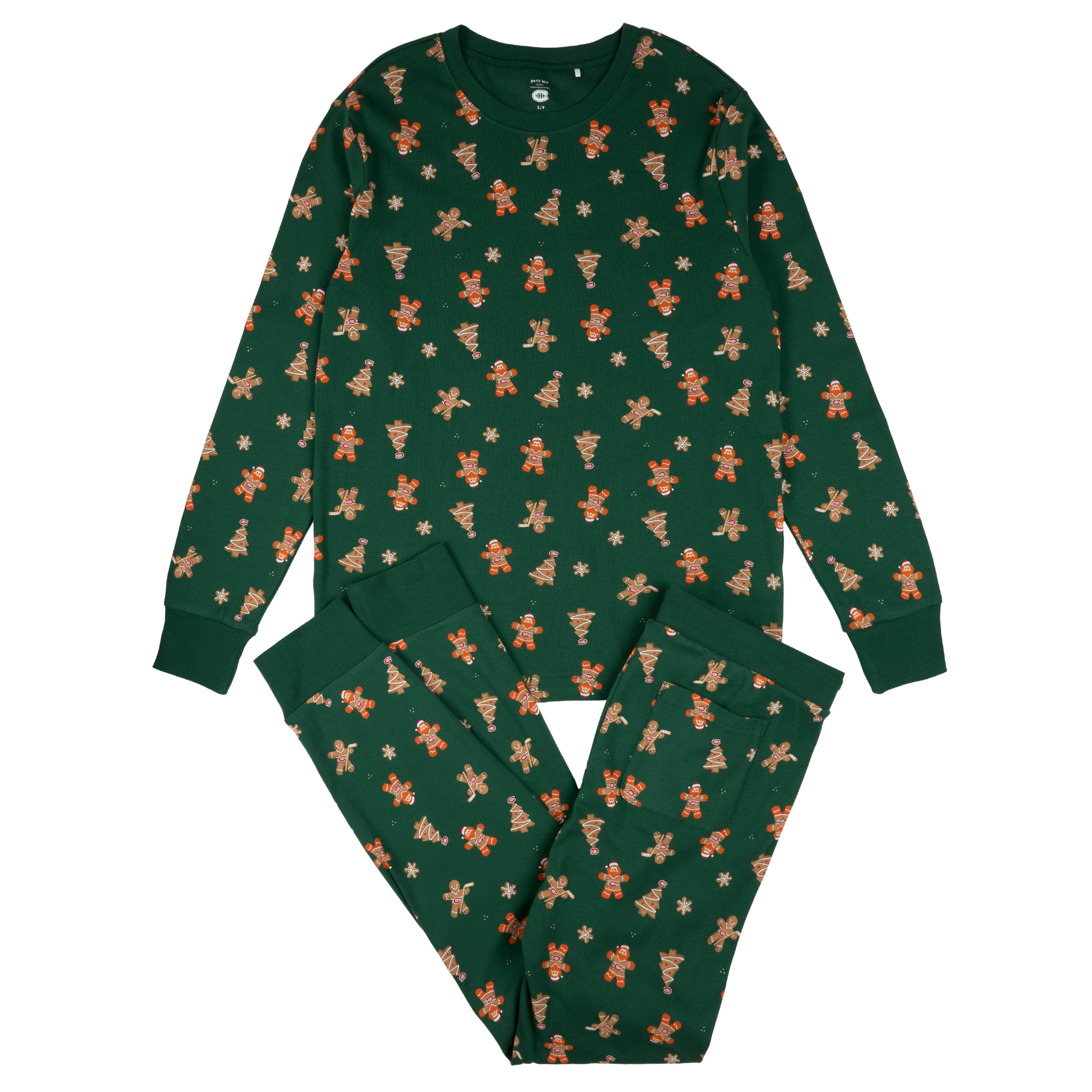 Montreal Canadiens Adult Pyjama - Holiday Youppi! - Tricolore Sports