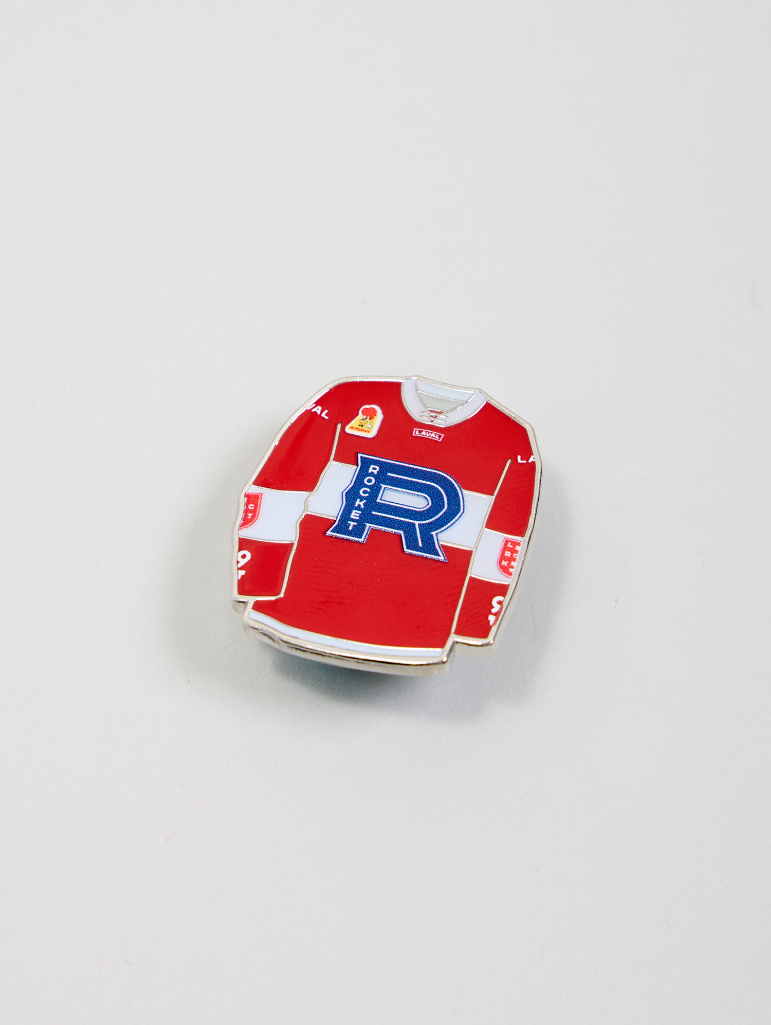 Épinglette chandail du Rocket de Laval - Rouge