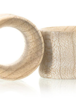 0g Omerica Concave Light Maple Wood Eyelets