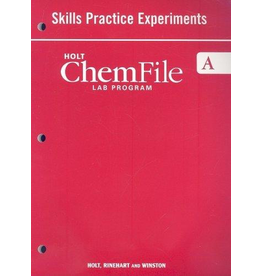 Holt ChemFile - Skills Practice Experiments A