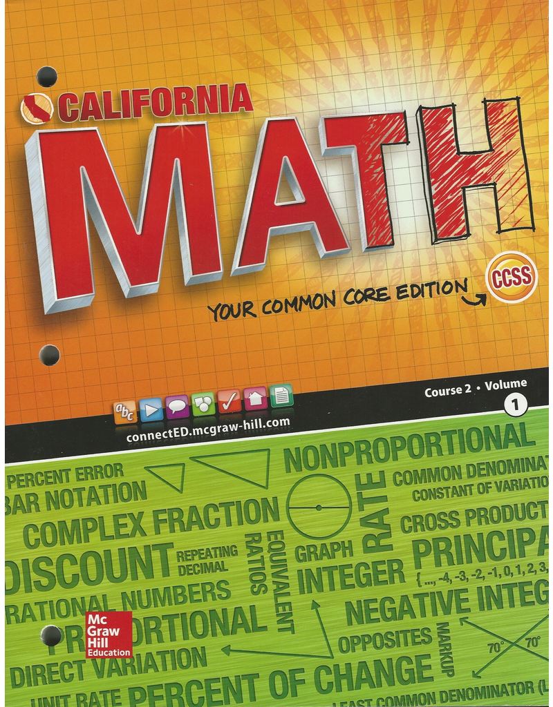 Math Volume 1 {CA} Grade 7