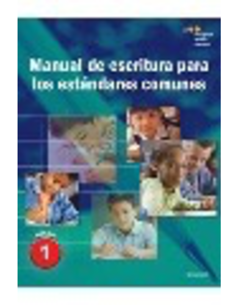 Manual de escritura para los estandares comunes Grado 1