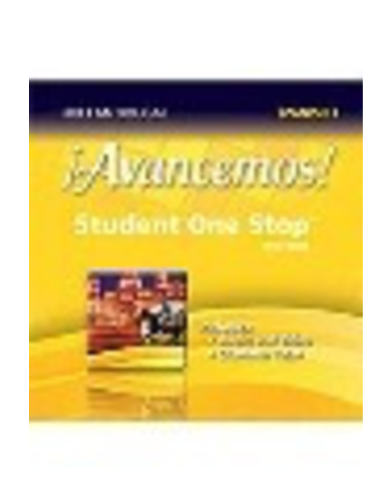Avancemos! - Student One Stop - Spanish 2 - DVD ROM