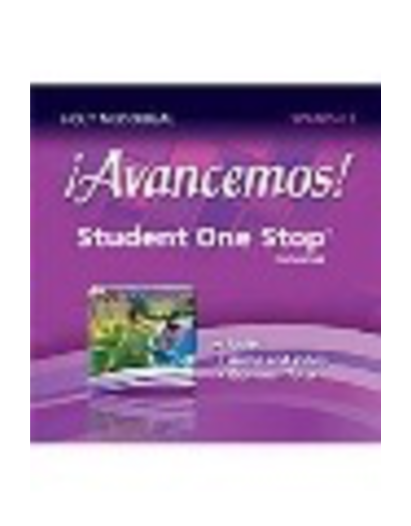 Avancemos! - Student One Stop - Spanish 3 - DVD ROM