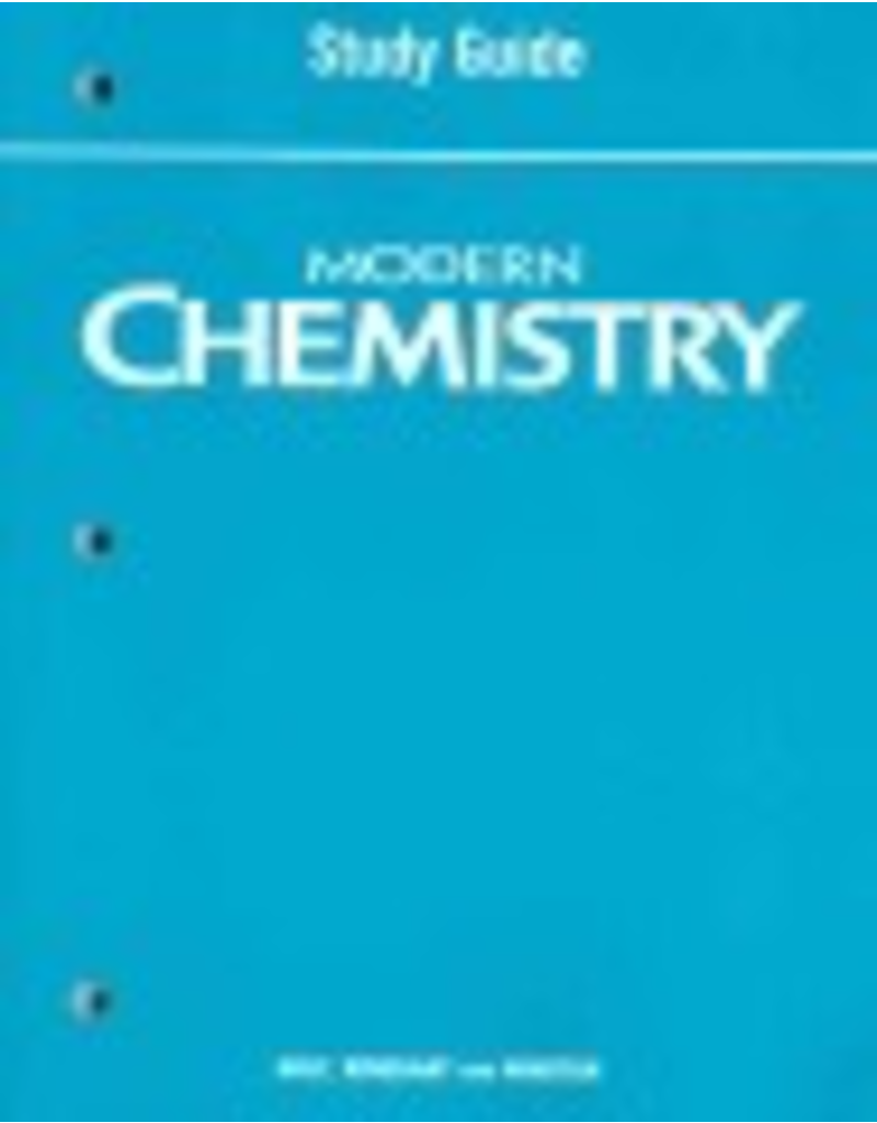 Modern Chemistry - Study Guide