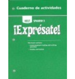 !Expresate! (Holt Spanish 3): Cuaderno De Actividades (Activity Book)