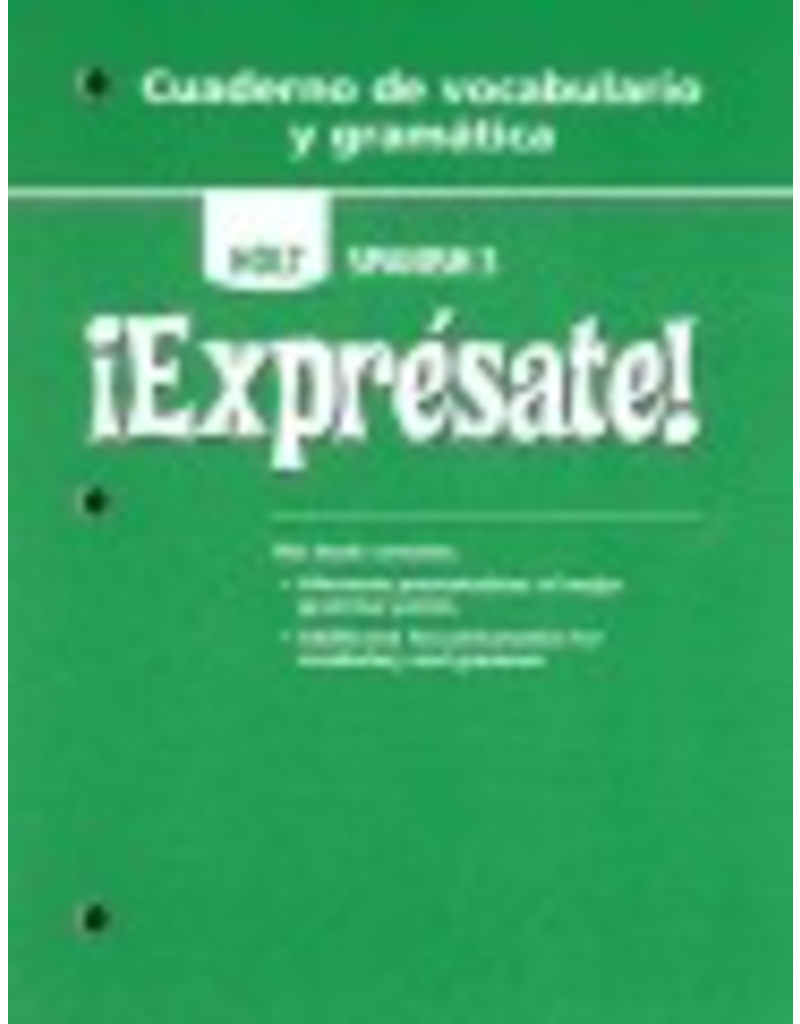 Expresate: Cuaderno da Vocabulario y gramatica, Level 3