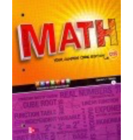 Glencoe Math, Course 3, Student Edition, Grade 8 Volume 1