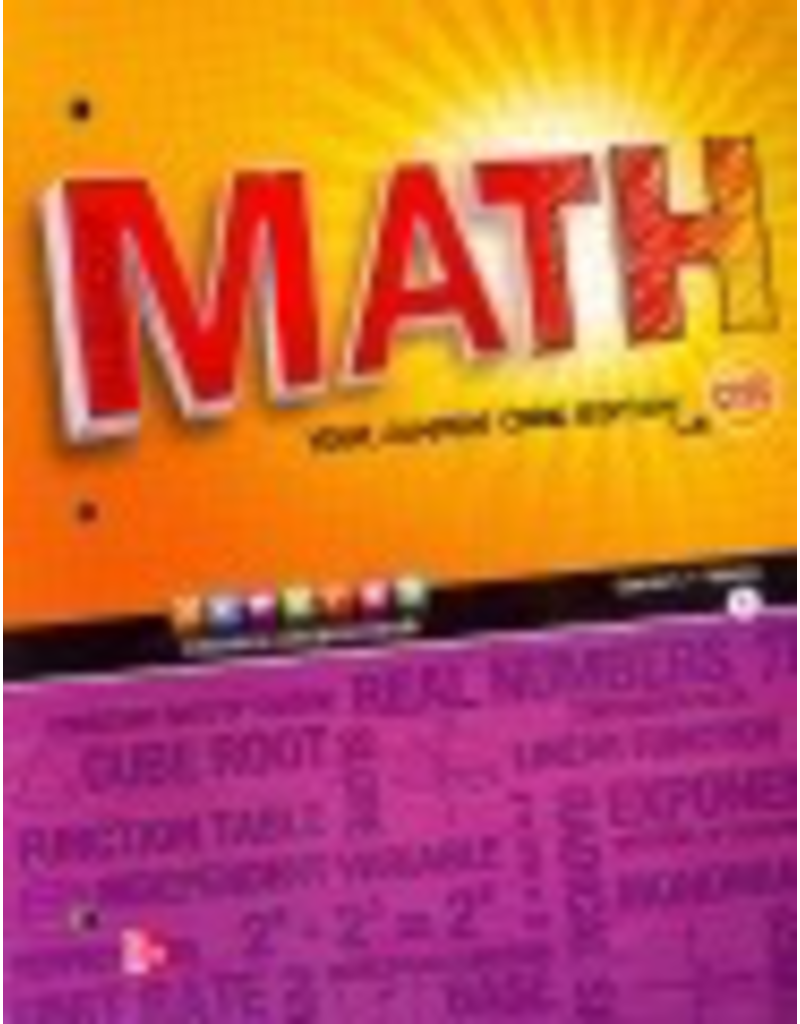 Glencoe Math, Course 3, Student Edition, Grade 8 Volume 1