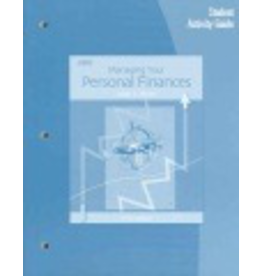 Student Activity Guide for Ryan's Managing Your Personal Finances