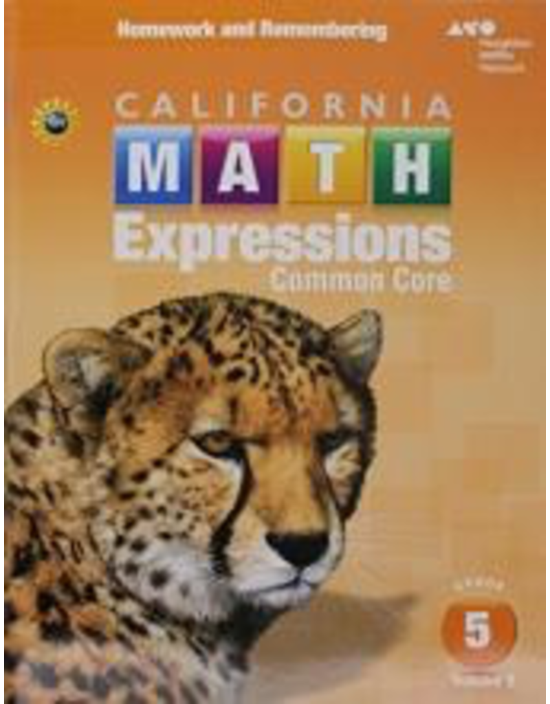 Houghton Mifflin Harcourt Math Expressions : Homework and Remembering Workbook, Volume 2 Grade 5