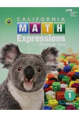 Houghton Mifflin Harcourt Math Expressions California: Student Activity Book (softcover), Volume 2 Grade 1 2015
