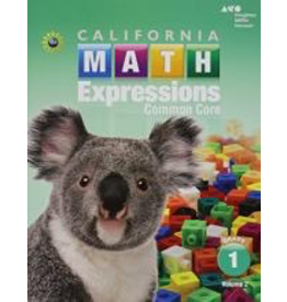 Houghton Mifflin Harcourt Math Expressions California: Student Activity Book (softcover), Volume 2 Grade 1 2015