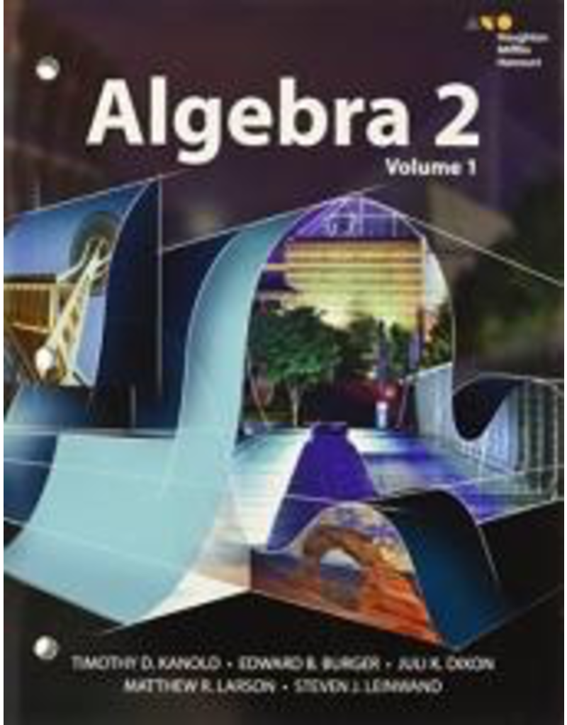 HMH Algebra 2: Interactive Student Edition Volume 1 2015