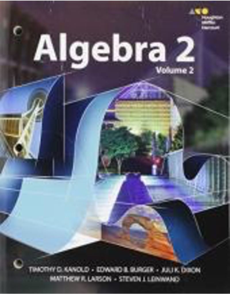 HMH Algebra 2: Interactive Student Edition Volume 2 2015