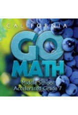 Go Math! California: Practice & Skills Fluency Workbook - Accelerated Grade 7