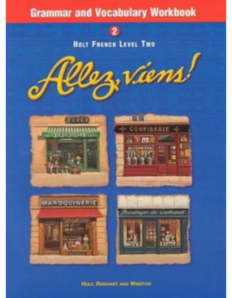 Allez, Viens!: French Level 2 Grammar and Vocabulary Workbook