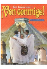 ¡Ven conmigo! Grammar and Vocabulary Workbook Level 1