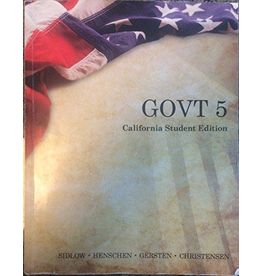 Govt 5 California Student Edition