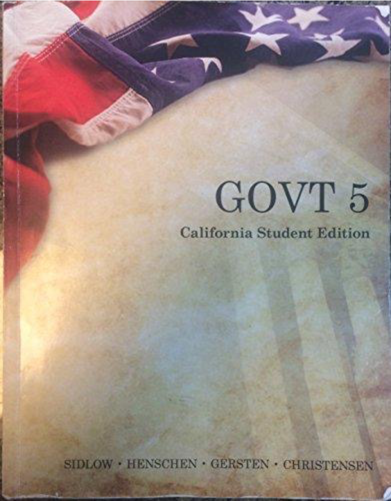 Govt 5 California Student Edition