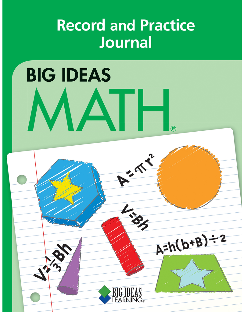 Big Ideas Math - Record and Practice Journal