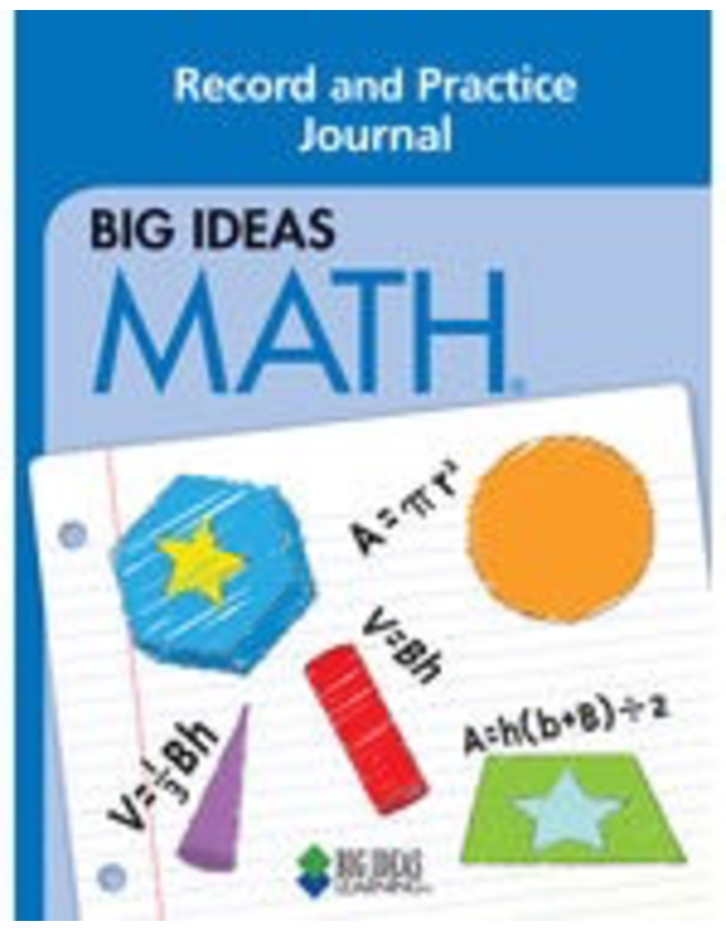 Big Ideas Math - Record and Practice Journal