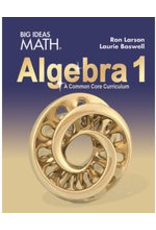 Big Ideas Algebra 1 Common Core