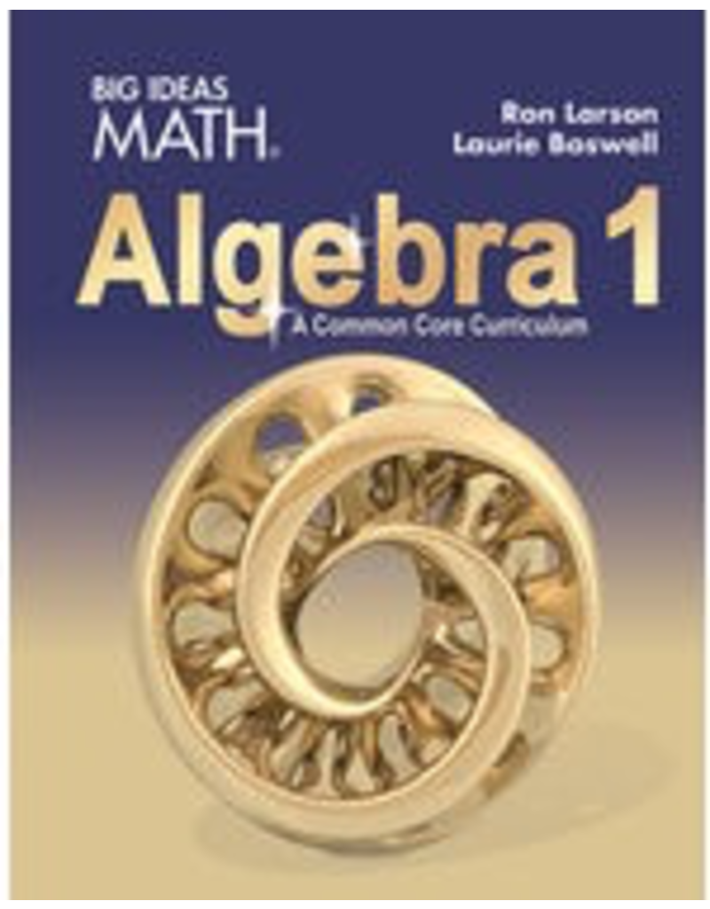 Big Ideas Algebra 1 Common Core