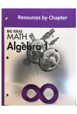 Big Ideas Math Common Core Resources by Chapter Algebra 1