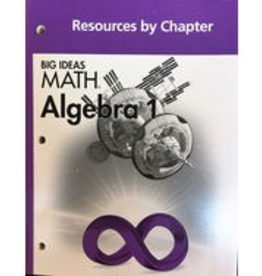 Big Ideas Math Common Core Resources by Chapter Algebra 1