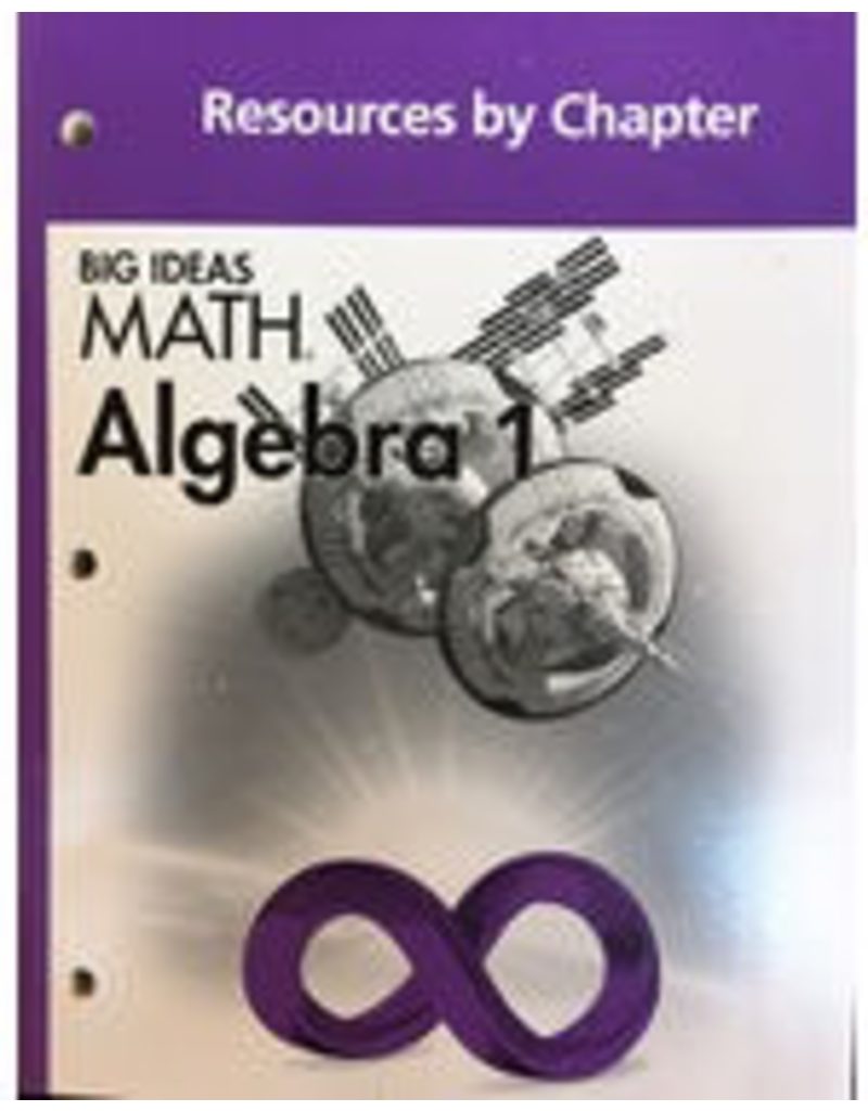 Big Ideas Math Common Core Resources by Chapter Algebra 1