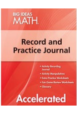 Big Ideas Math Grade 7 Record and Practice Journal Accelerated