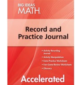 Big Ideas Math Grade 7 Record and Practice Journal Accelerated