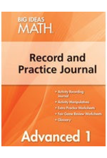 Big Ideas Math: Common Core Record & Practice Journal Advanced 1