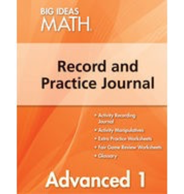 Big Ideas Math: Common Core Record & Practice Journal Advanced 1