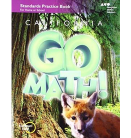 Houghton Mifflin Harcourt Go Math! California: Practice Workbook Grade 3