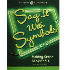 Connected Math - Looking for Pythagoras - Say It With Symbols - Making Sense of Symbols - Grade 8