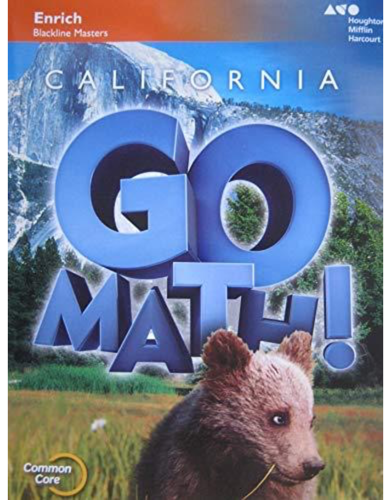 GO Math Enrichment Workbook Blackline Masters Grade 2 {CA}