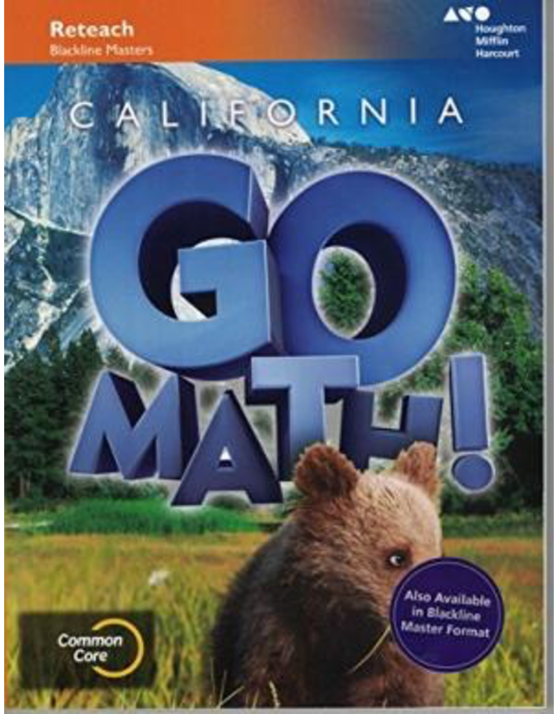 GO Math Reteach Workbook Blackline Masters Grade 2 {CA}