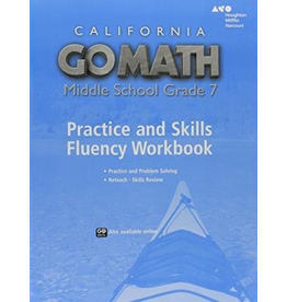 Go Math! California: Practice Fluency Workbook Grade 7