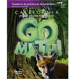 Go Math! Spanish California: Standards Practice Book Grade 3 (Spanish Edition)