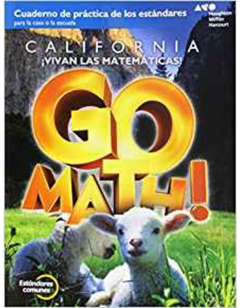 Go Math! Standards Practice Book Grade K (Spanish Edition) {CA}